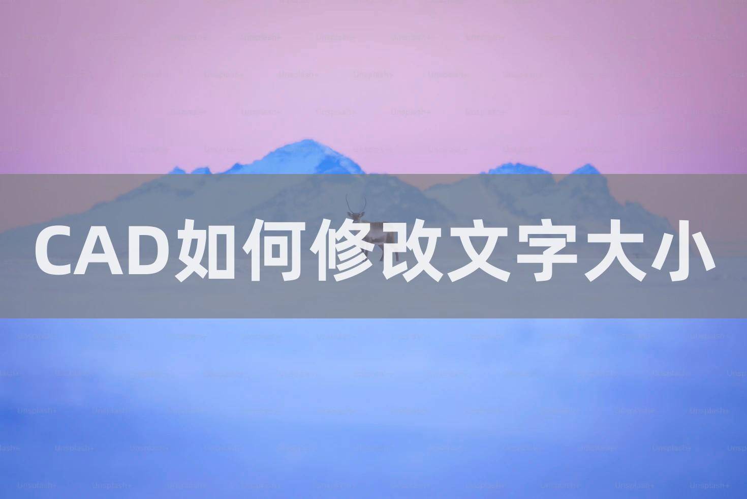 cad中文字怎么调整大小（cad图纸比例的调整）