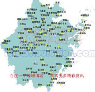 中国各省旅游地图，中国各省旅游地图景点