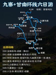 九寨沟旅游线路图，九寨沟旅游路线图简介？