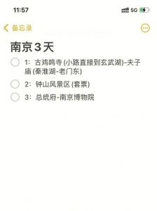 南京三日游详细安排，南京三日游详细安排表格