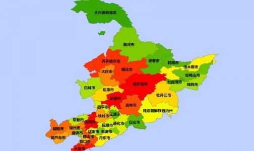 东北三省地图高清版，东北三省地图高清版大图 全图一