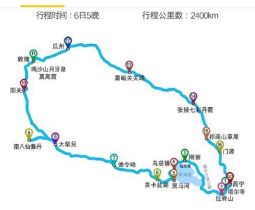 西北旅游大环线图？西北大环线旅游陷阱？