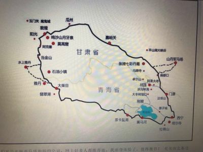 甘肃旅游景点地图，甘肃旅游景点地图分布图？