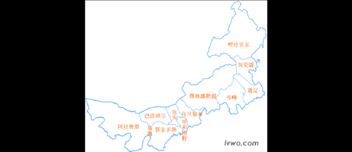 内蒙古12盟市地图，内蒙古十二盟都是哪些？