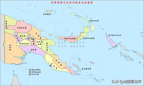 巴布亚新几内亚地图，巴布亚新几内亚地图太空看？